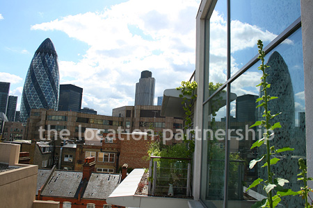 Eclectic, arty, inner city apartment with lots of character and prime views of the gherkin. Better suited to photo shoots.