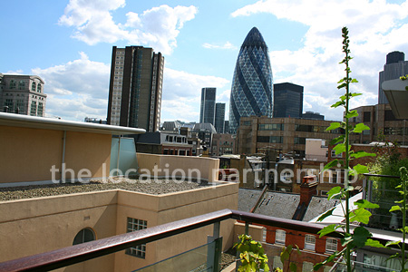 Eclectic, arty, inner city apartment with lots of character and prime views of the gherkin. Better suited to photo shoots.
