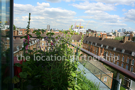 Eclectic, arty, inner city apartment with lots of character and prime views of the gherkin. Better suited to photo shoots.