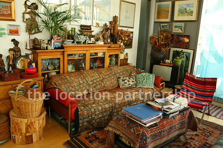 Eclectic, arty, inner city apartment with lots of character and prime views of the gherkin. Better suited to photo shoots.