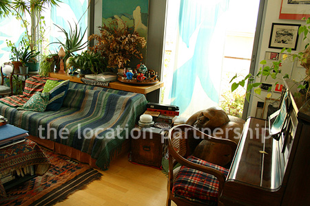 Eclectic, arty, inner city apartment with lots of character and prime views of the gherkin. Better suited to photo shoots.