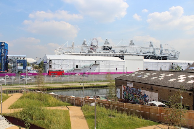 New build flat with excellent views of the Olympic Park