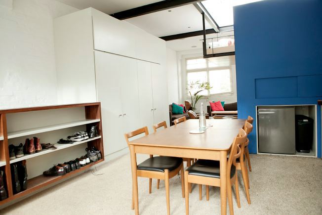 A Mews property with a photographic studio o on the ground floor and a bespoke apartment on the 1st floor with a 500 sq ft roof terrace.