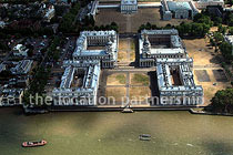 Aerial view of Historic London Buildings