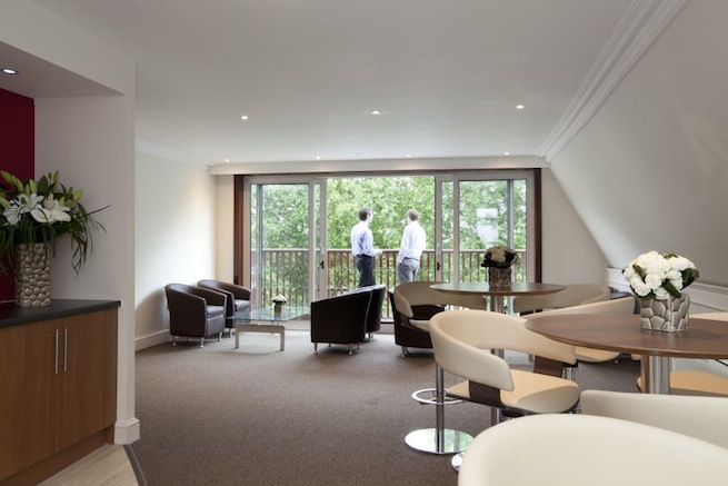 A refurbished Victorian house which now houses offices. Excellent conference facilities and a 5th floor lounge area overlooking Hyde Park.