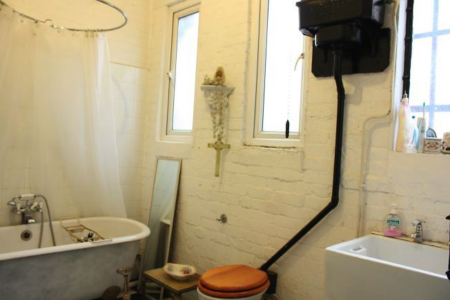 Warehouse conversion flat. Testament to the wonderful world of kitch!