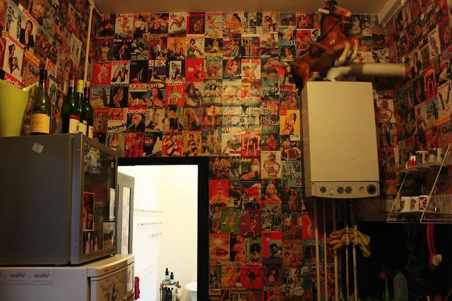 Warehouse conversion flat. Testament to the wonderful world of kitch!