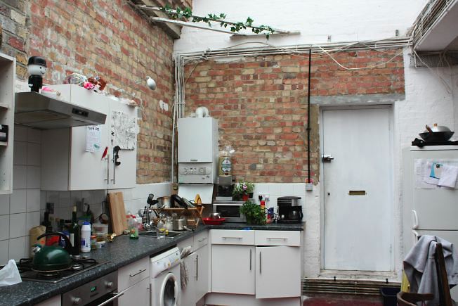 Warehouse conversion flat. Testament to the wonderful world of kitch!
