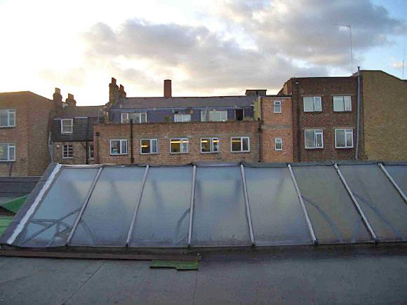 Warehouse conversion flat. Testament to the wonderful world of kitch!