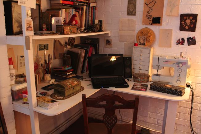 Warehouse conversion flat. Testament to the wonderful world of kitch!
