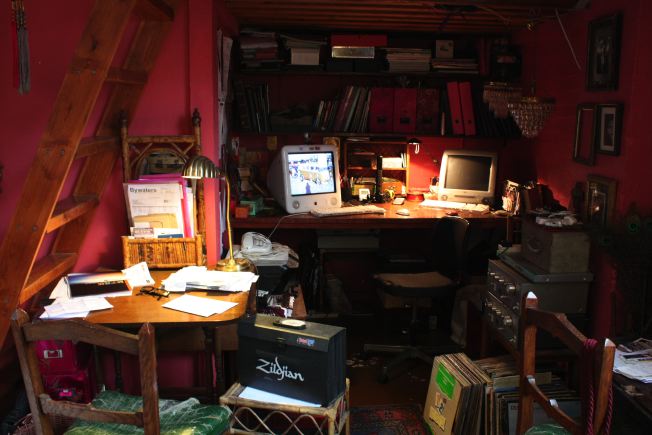 Warehouse conversion flat. Testament to the wonderful world of kitch!