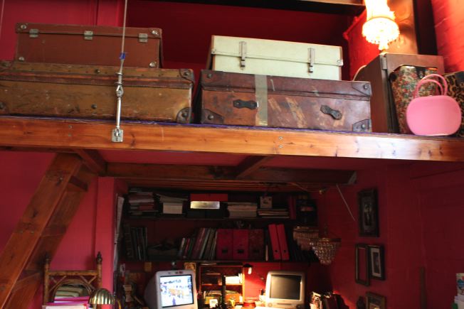 Warehouse conversion flat. Testament to the wonderful world of kitch!