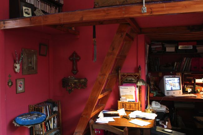 Warehouse conversion flat. Testament to the wonderful world of kitch!