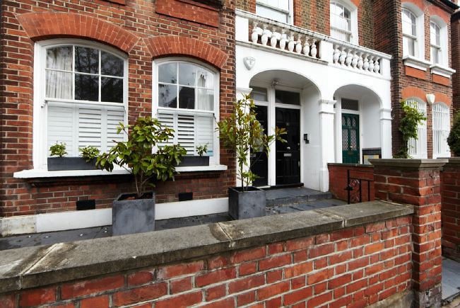 Modernised ground floor garden flat in Victorian purpose built block of 3 flats.