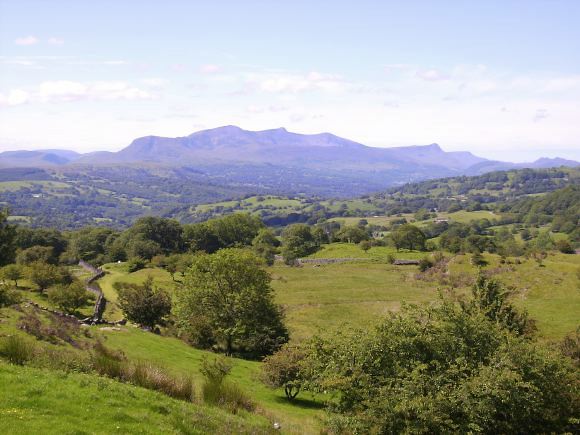 Traditional Welsh, working farmhouse with magnificent views.