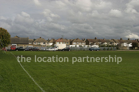 Football Pitch at Working Men's Club in East London