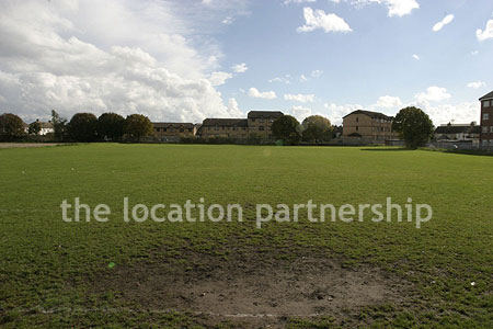 Football Pitch at Working Men's Club in East London