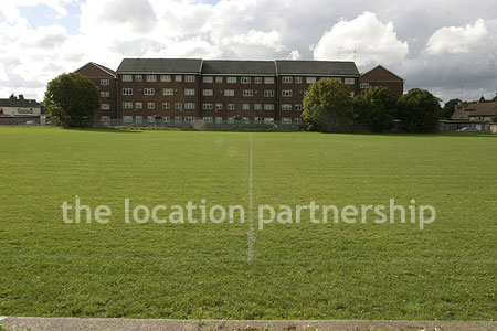 Football Pitch at Working Men's Club in East London