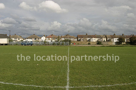 Football Pitch at Working Men's Club in East London