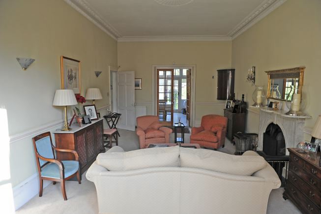Traditional living room of SW London family house.