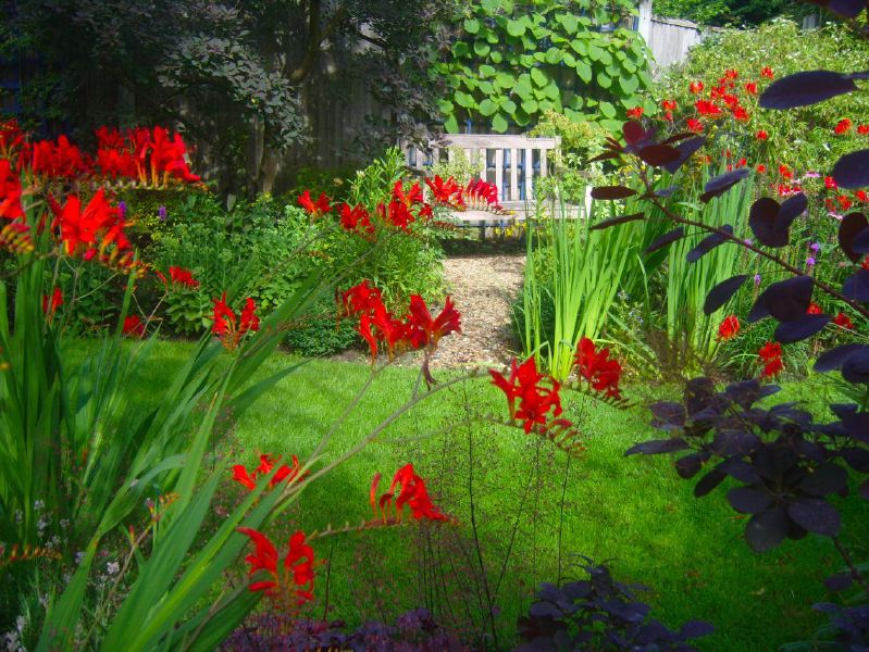 Lovely garden flat in a Victorian red brick house with a conservatory looking into a mature garden