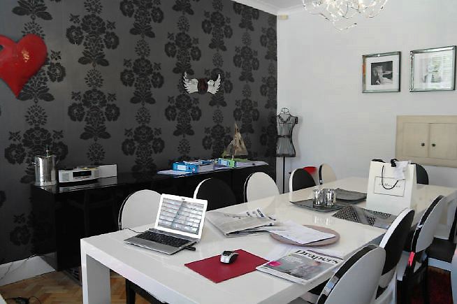 An Edwardian style house renovated with a modern, contemporary style and a large garden.