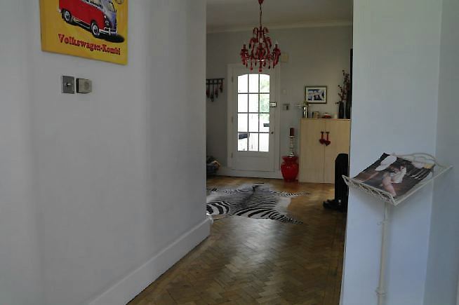 An Edwardian style house renovated with a modern, contemporary style and a large garden.