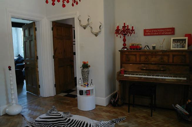 An Edwardian style house renovated with a modern, contemporary style and a large garden.