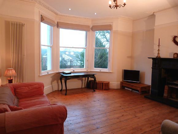Detached late Victorian house with about a third of an acre of garden.