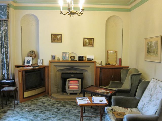 Unmodernised, empty house with great 60's interiors.