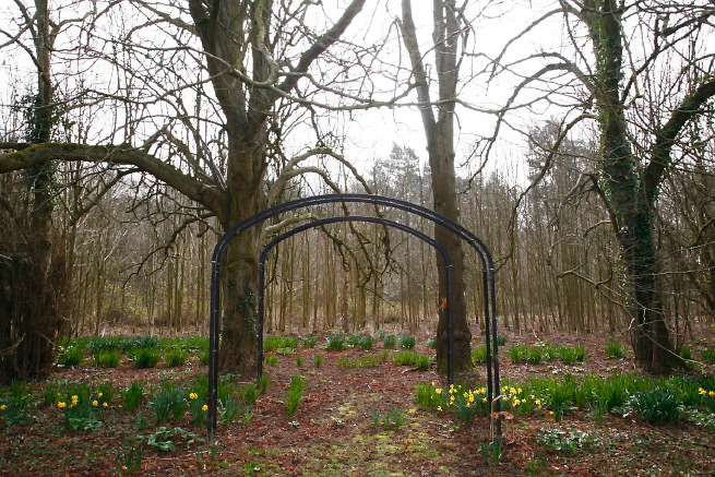 Large formal gardens, outbuildings and woodland at an amazingly eclectic country house.