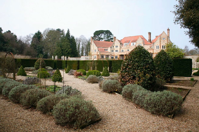 Large formal gardens, outbuildings and woodland at an amazingly eclectic country house.