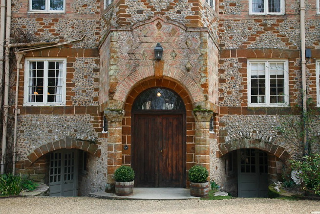 Large formal gardens, outbuildings and woodland at an amazingly eclectic country house.
