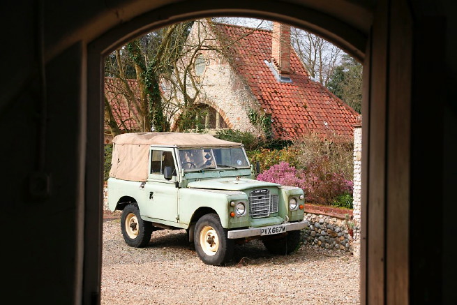 Large formal gardens, outbuildings and woodland at an amazingly eclectic country house.