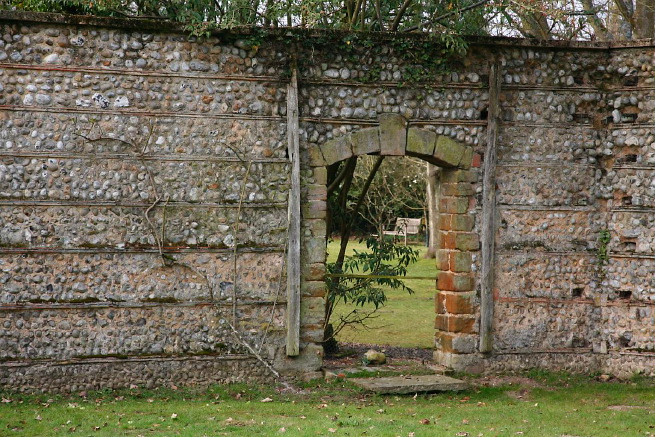 Large formal gardens, outbuildings and woodland at an amazingly eclectic country house.