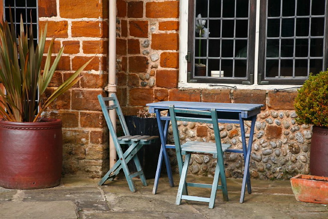 Large formal gardens, outbuildings and woodland at an amazingly eclectic country house.
