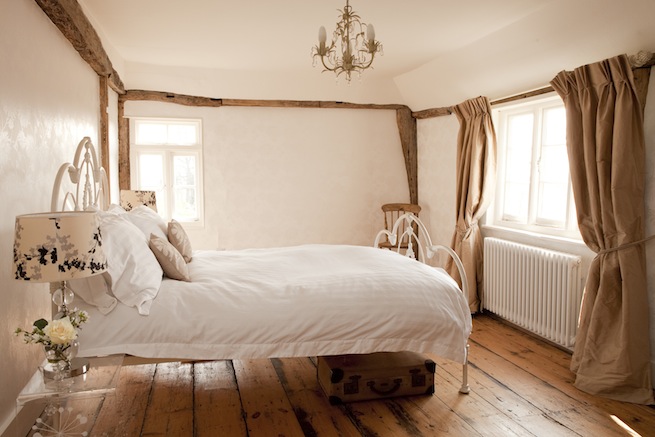 Amazing medieval hall house with beautiful country gardens, featuring vegetable garden and pond.