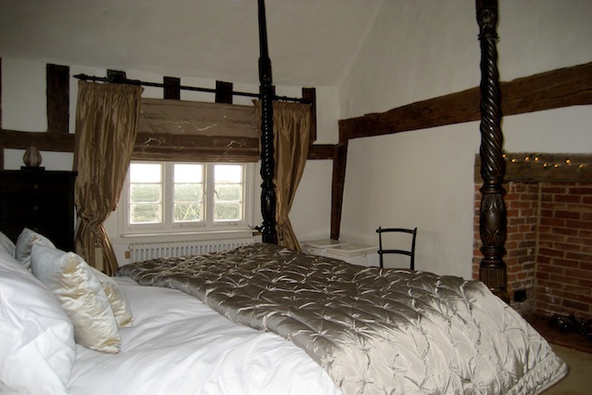 Amazing medieval hall house with beautiful country gardens, featuring vegetable garden and pond.