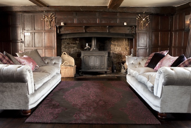 Amazing medieval hall house with beautiful country gardens, featuring vegetable garden and pond.