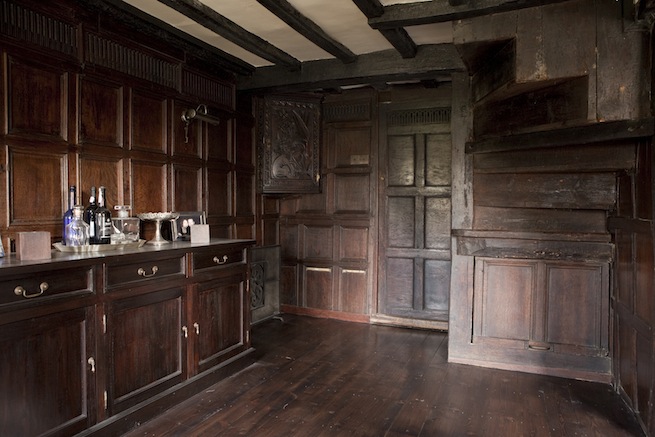 Amazing medieval hall house with beautiful country gardens, featuring vegetable garden and pond.