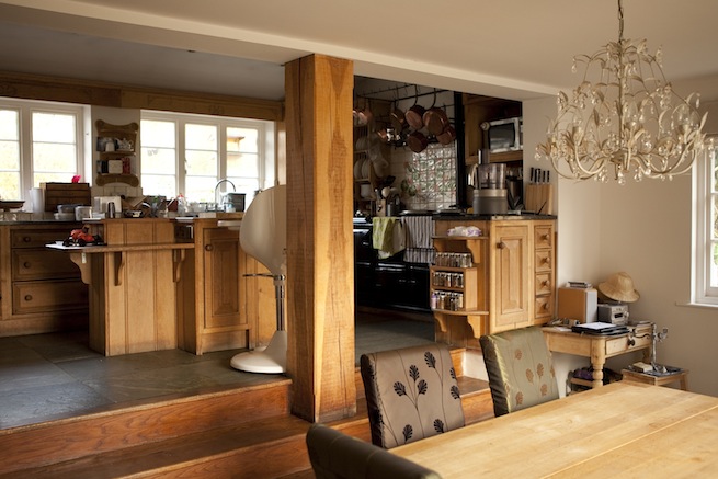 Amazing medieval hall house with beautiful country gardens, featuring vegetable garden and pond.