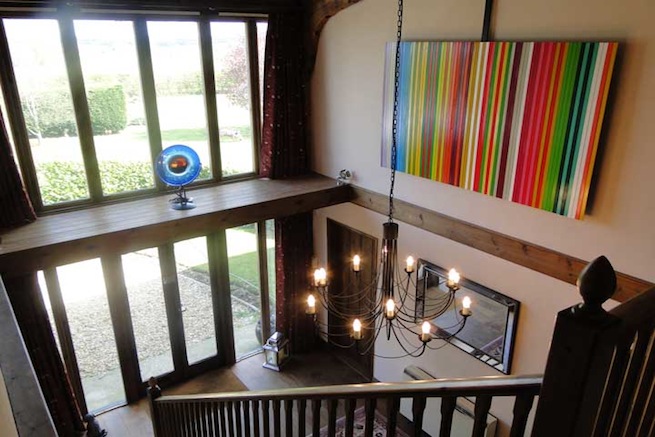 18th Century barn conversion with lovely views of fields.