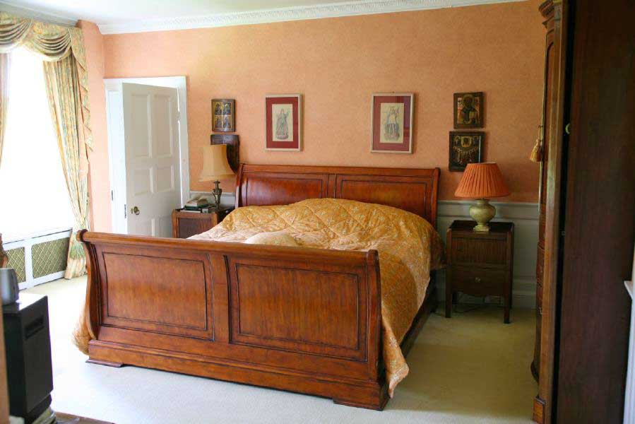 Traditional bedrooms in a large country house