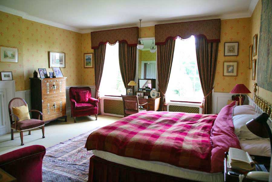 Traditional bedrooms in a large country house