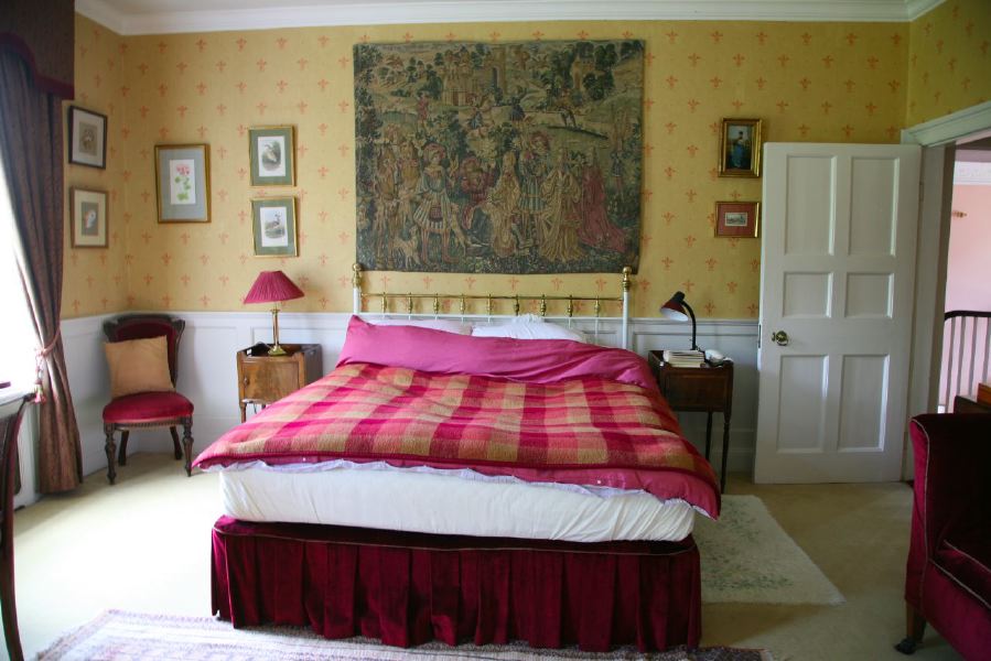 Traditional bedrooms in a large country house