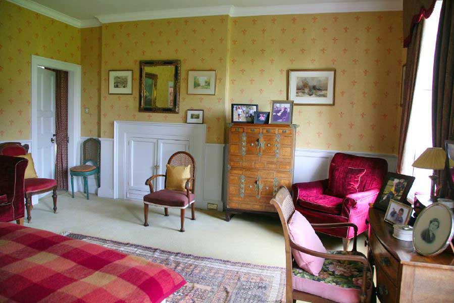 Traditional bedrooms in a large country house