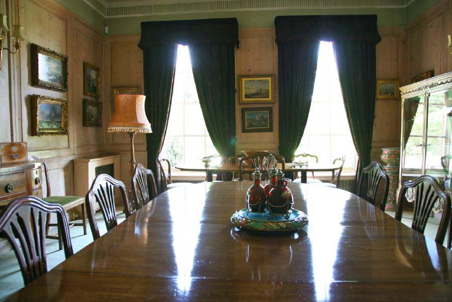 Grand dining room in a country house