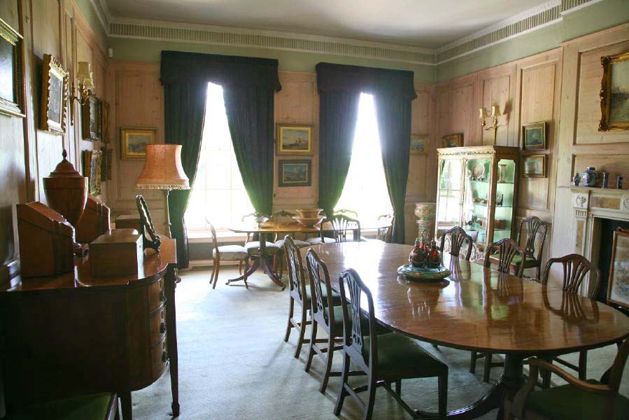 Grand dining room in a country house