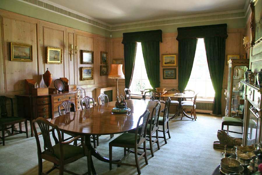 Grand dining room in a country house
