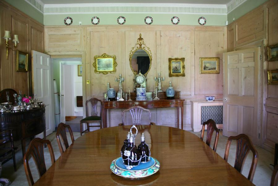 Grand dining room in a country house
